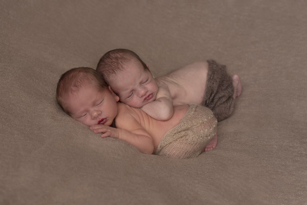 newborn shoot tweeling Flevoland