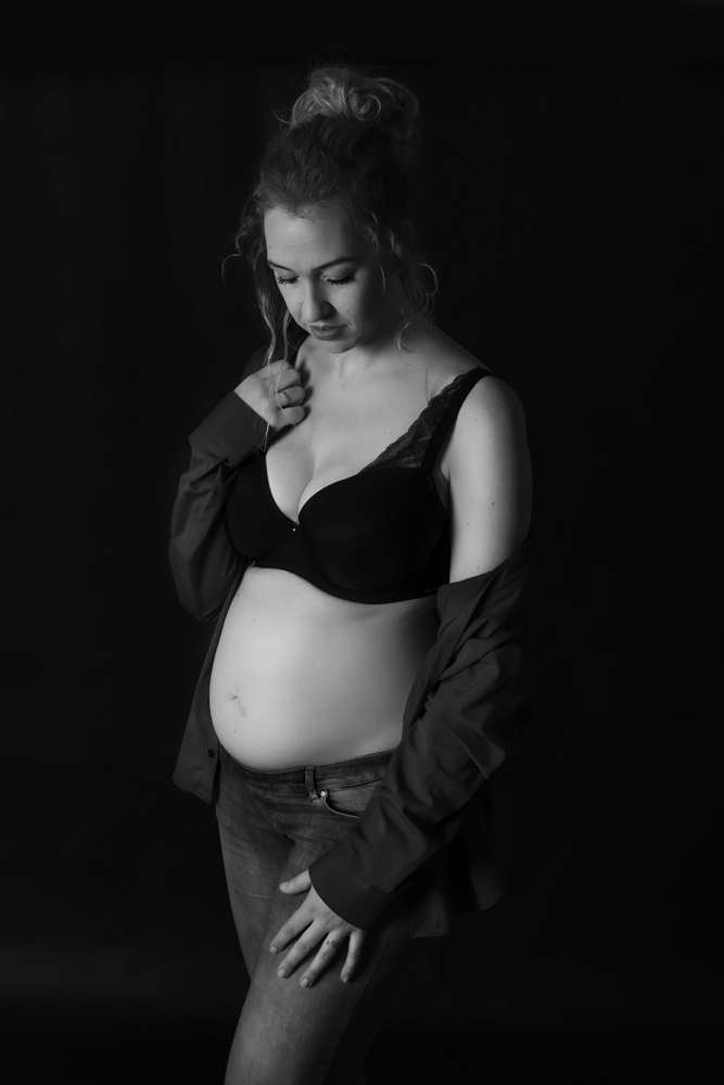 Studio zwangerschap shoot