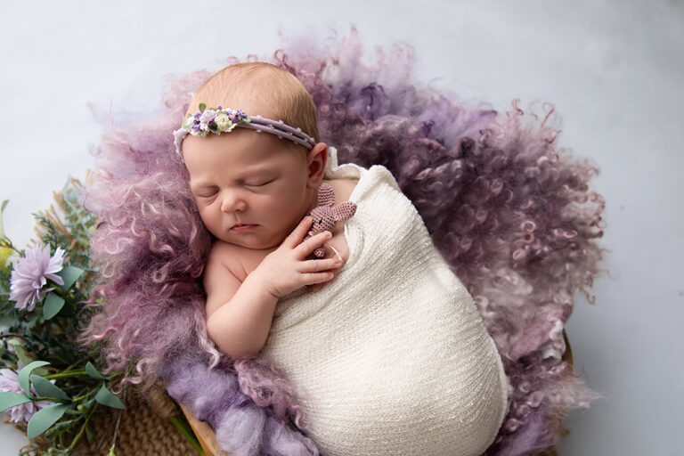 coaching newborn shoot